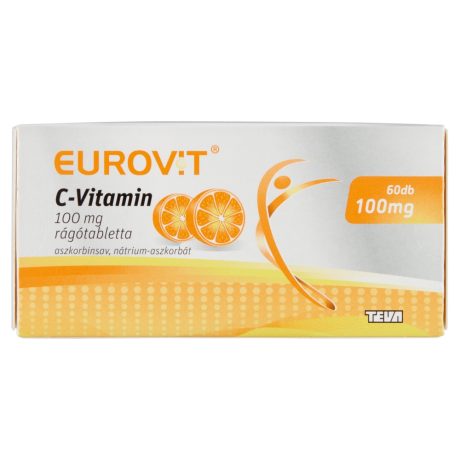 EUROVIT C-VITAMIN 100 mg rágótabletta 60 db