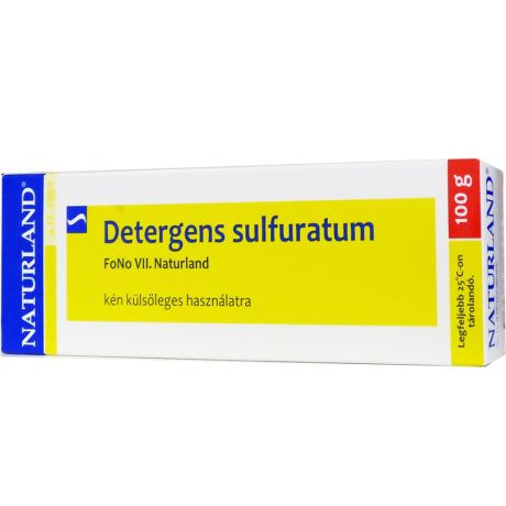 NATURLAND DETERGENS SULFURATUM gyógyszeres sampon 100 g