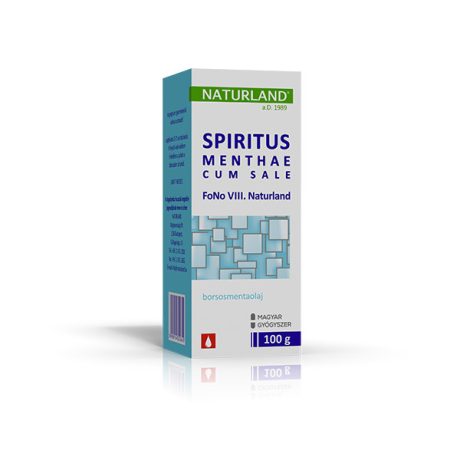 NATURLAND SPIRITUS MENTHAE CUM SALE FoNo VII. borsosmentaolaj 100 G