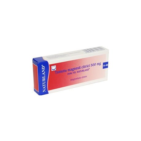 NATURLAND MAGNESII CITRICI 500 mg magnézium-citrát 10 DB