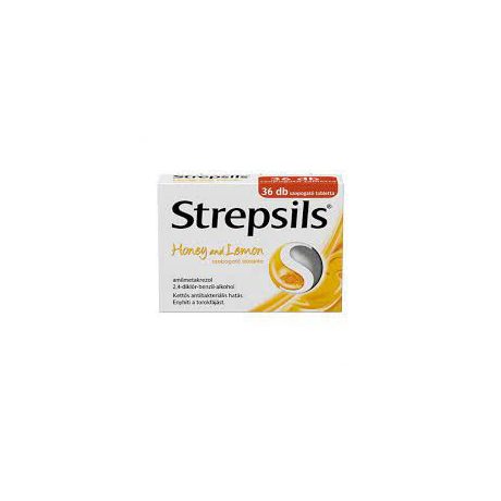 STREPSILS HONEY AND LEMON szopogató tabletta 36 db