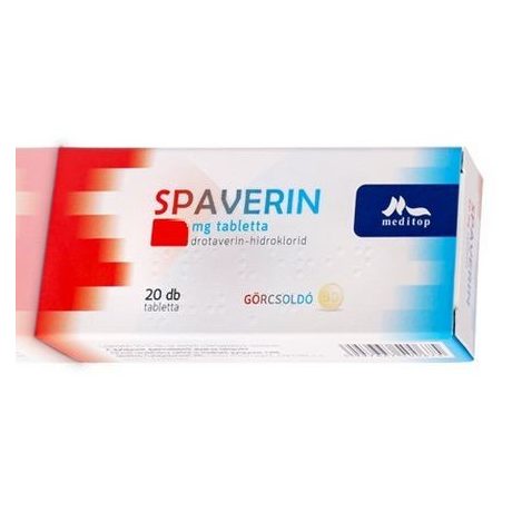 SPAVERIN 40 mg tabletta 20 db