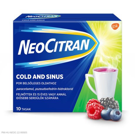 NEO CITRAN COLD AND SINUS por belsőleges oldathoz 10 db