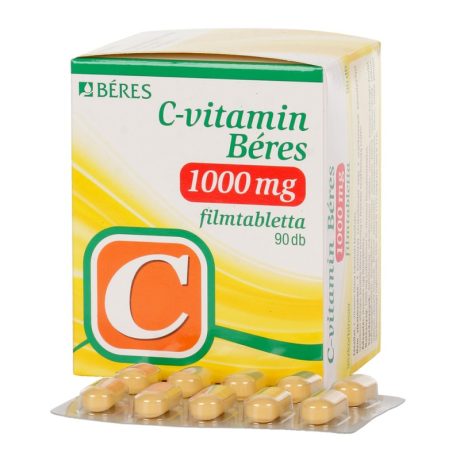 C-VITAMIN BÉRES 1000 mg filmtabletta 90 db