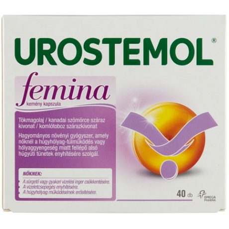 UROSTEMOL FEMINA kemény kapszula 40 db