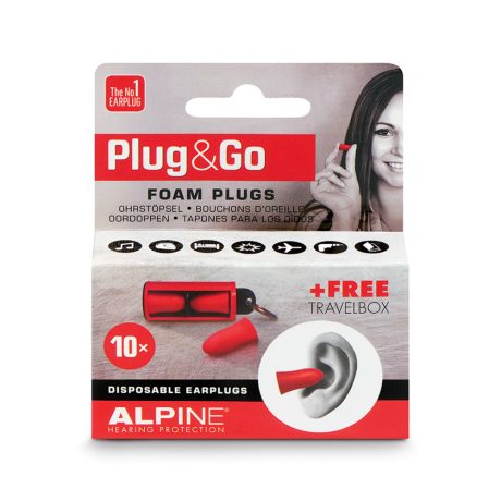 ALPINE PLUG&GO speciális szivacsos füldugó 5 pár