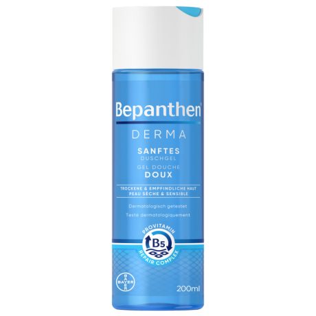 BEPANTHEN DERMA bőrkímélő tusfürdő gél 200 ml