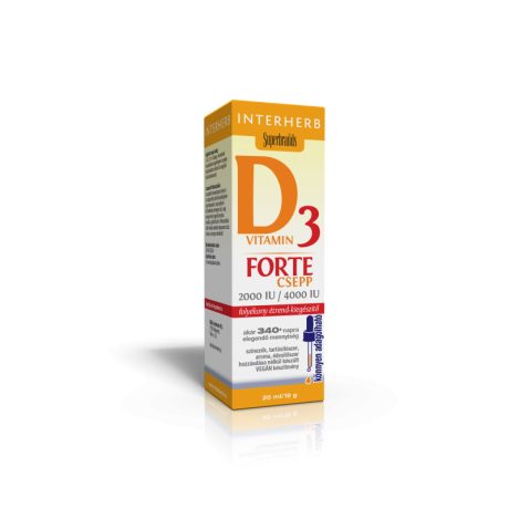 INTERHERB D3 vitamin forte csepp 20 ml