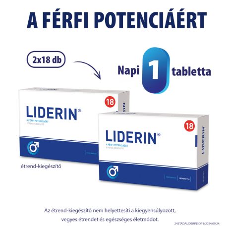 WALMARK LIDERIN a férfi potenciáért tabletta 2 x 18 db VIRTUÁLIS