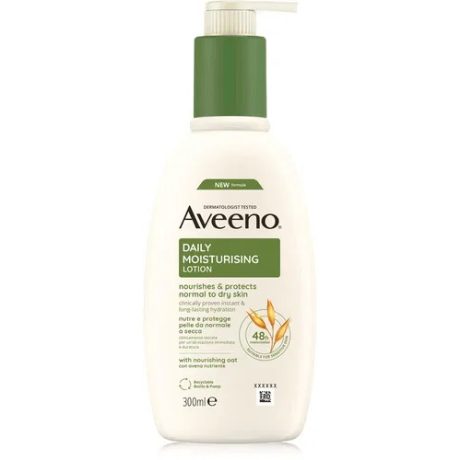 AVEENO DAILY MOISTURISING testápoló, illatmentes 300 ml