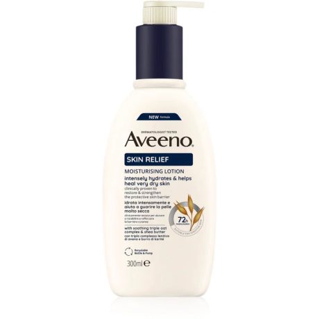 AVEENO SKIN RELIEF hidratáló testápoló, illatmentes 300 ml