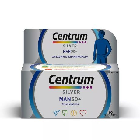 CENTRUM SILVER FÉRFIAKNAK 50+ A-Z-ig 90 db