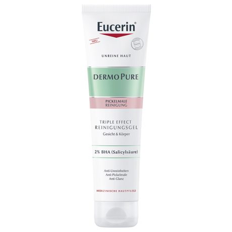 EUCERIN DERMOPURE hármas hatású mélytisztító zselé 150 ml