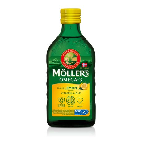 MÖLLER'S OMEGA-3 halolaj citrom ízű 250 ml