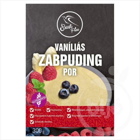 SZAFI FREE vaníliás zabpuding por 300 g