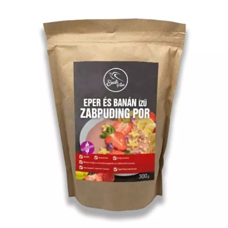 SZAFI FREE epres-banán ízű zabpuding por 300 g