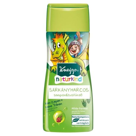 KNEIPP NATURKIND - TUSFÜRDŐ ÉS SAMPON - sárkányharcos 200 ml