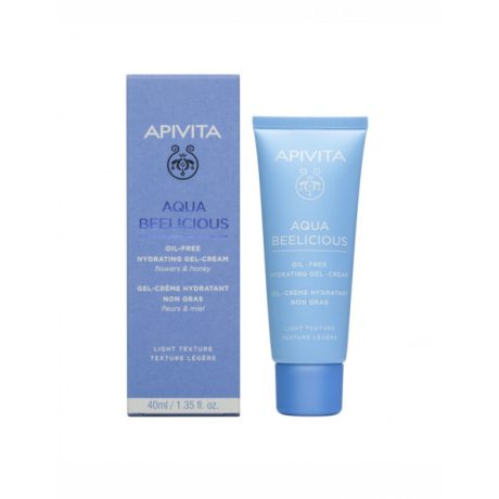 APIVITA AQUA BEELICIOUS hidratáló gél-krém light zsíros/kombinált bőrre 40 ml