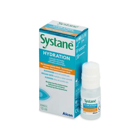 SYSTANE HYDRATION lubrikáló szemcsepp tartósítószermentes 10 ml