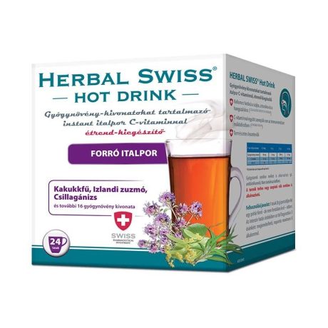 HERBAL SWISS HOT DRINK FORTE forró italpor 24 db