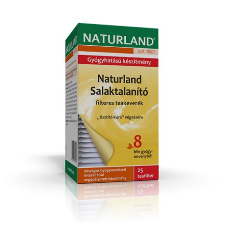 NATURLAND SALAKTALANÍTÓ FILTERES tea 25 db