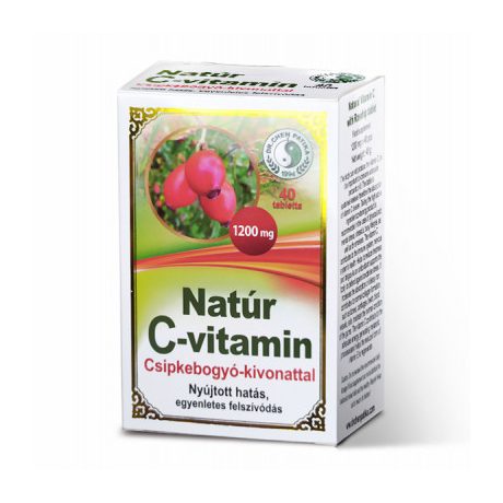 DR. CHEN NATUR C-VITAMIN CSIPKEBOGYÓVAL 1200 mg tabletta 40 db