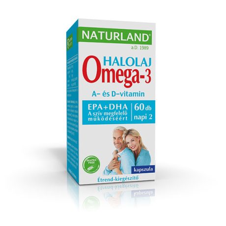 NATURLAND OMEGA-3 halolaj kapszula 60 db