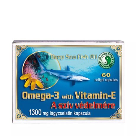 DR.CHEN OMEGA-3 E-VITAMINNAL kapszula 60 DB