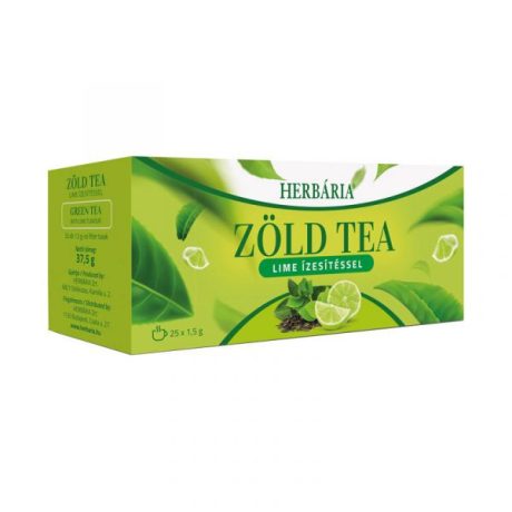 HERBÁRIA ZÖLD TEA lime ízesítéssel 20 DB