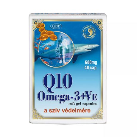 DR. CHEN Q10 OMEGA-3 + E-VITAMIN kapszula 40 db