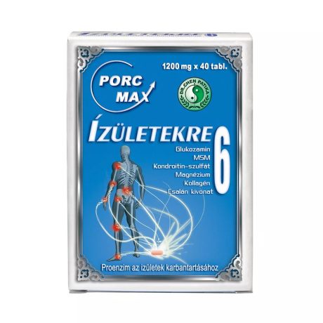 DR.CHEN PORCMAX ÍZÜLETEKRE 6 tabletta 40 DB