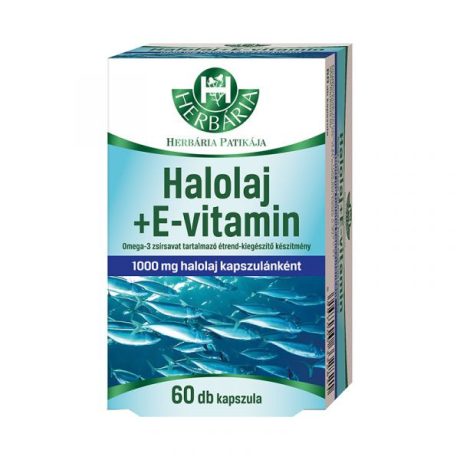 HERBÁRIA HALOLAJ + E-VITAMIN kapszula 60 db