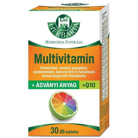 HERBÁRIA MULTIVITAMIN + ÁSVÁNYIANYAG Q10 filmtabletta 30 DB