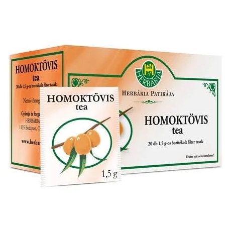 HERBÁRIA HOMOKTÖVIS tea filteres 20 DB