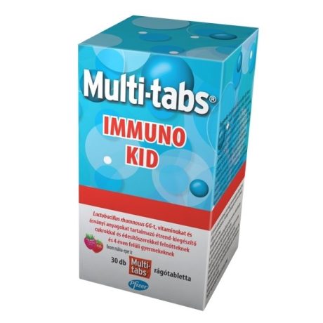 MULTI TABS IMMUNO KID rágótabletta 30 db