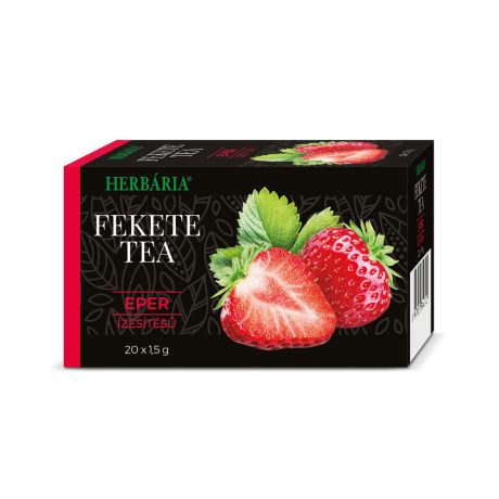 HERBÁRIA FEKETE TEA eper filteres 10 DB