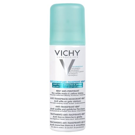 VICHY Izzadságszabályozó dezodor spray, foltmentes 125 ml