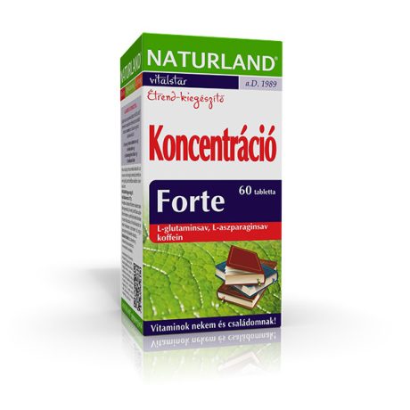 NATURLAND KONCENTRÁCIÓ FORTE tabletta 60 db