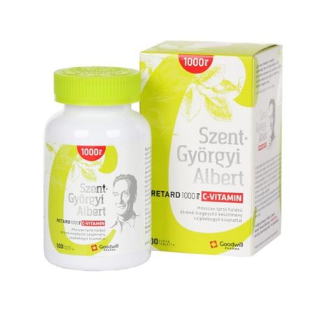 SZENT-GYÖRGYI ALBERT 1000 mg RETARD C-VITAMIN tabletta 100 db