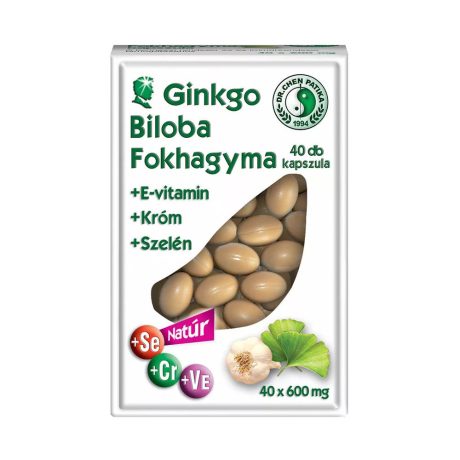 DR. CHEN GINKGO BILOBA FOKHAGYMA kapszula 40 db