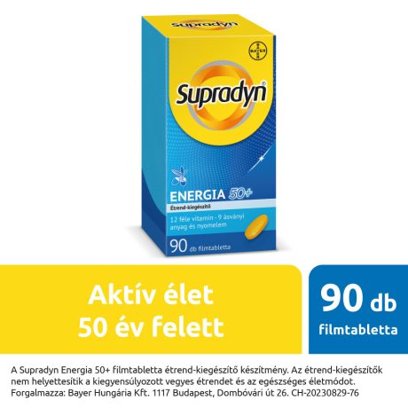 SUPRADYN ENERGIA 50+ filmtabletta 90 db