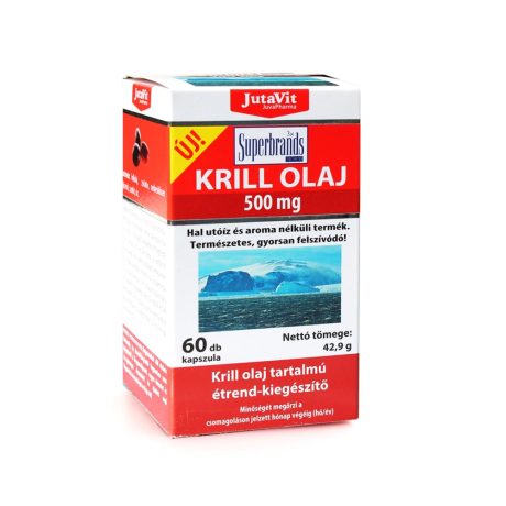 JUTAVIT KRILL OLAJ 500 mg kapszula 60 db