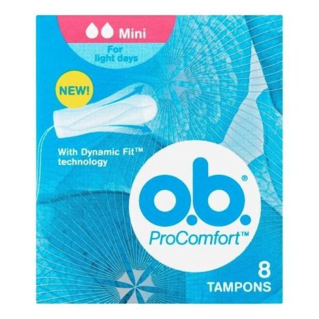 O.B PRO COMFORT MINI Tampon 8 Db - Medicinanet.hu Gyógyszert