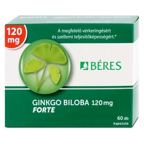 BÉRES GINKGO BILOBA 120MG FORTE KAPSZULA 60 DB