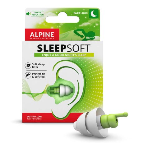 ALPINE SLEEPSOFT MINIGRIP füldugó szűrővel 1 pár