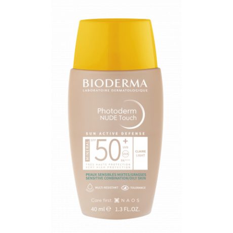 BIODERMA PHOTODERM SPF50+ NUDE TOUCH világos (light) 40 ml