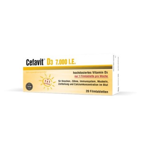 CEFAVIT D3 7.000 I.E. vitamin 20 db