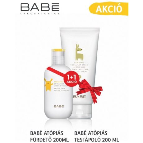 Babe Gyermek Atópiás csomag (200 ml fürdető+ 200ml testápoló)