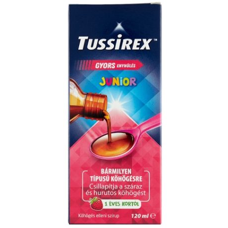 TUSSIREX JUNIOR szirup köhögésre 120 ml