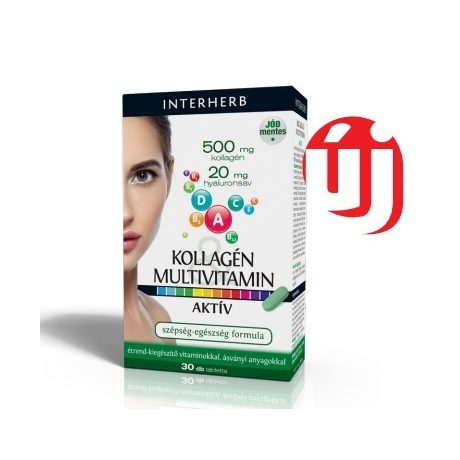 Interherb Kollagén és Multivitamin tabletta 30db